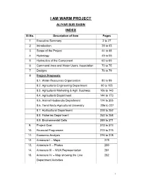 ALIYAR SUB BASIN INDEX Sl.No