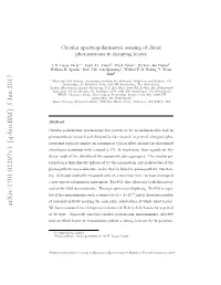 Circular Spectropolarimetric Sensing of Chiral Photosystems in Decaying Leaves