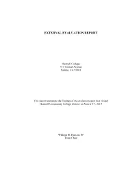 External Evaluation Report