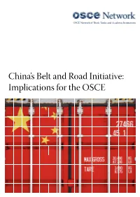 China's Belt and Road Initiative