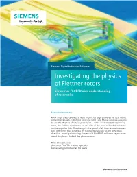 Investigating the Physics of Flettner Rotors Simcenter FLOEFD Aids Understanding of Rotor Sails
