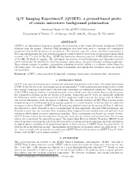 A Ground-Based Probe of Cosmic Microwave Background Polarization