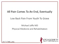 All Pain Comes to an End, Eventually