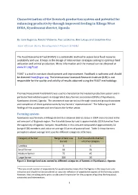 Characterisation of the Livestock Production System and Potential for Enhancing Productivity Through Improved Feeding in Kiboga