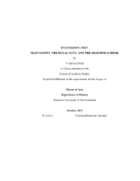 Engineering Men: Masculinity, the Royal Navy, and The