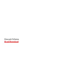 Gnucash Schema