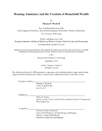 Housing Assistance and the Creation of Household Wealth
