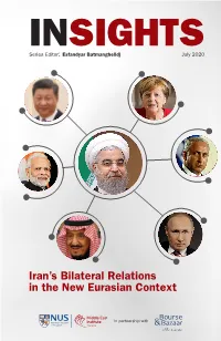 Iran's Bilateral Relations in the New Eurasian Context