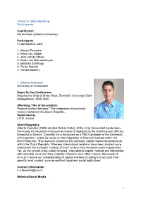 State Building Participants Coordinator