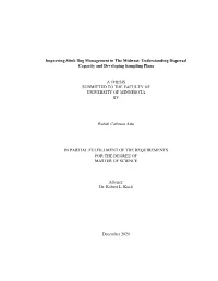 Understanding Dispersal Capacity and Developing Sampling Plans