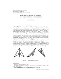 What Are Lyapunov Exponents, and Why Are They Interesting?