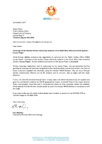 Coverage of the Horizon Power Electricity Network in the North West Interconnected System – Issues Paper