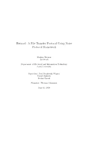 A File Transfer Protocol Using Noise Protocol Framework