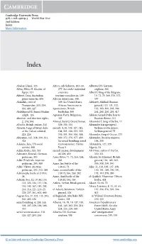 Cambridge University Press 978-1-108-49619-3 — World War One 2Nd Edition Index More Information