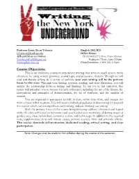 Course Syllabus