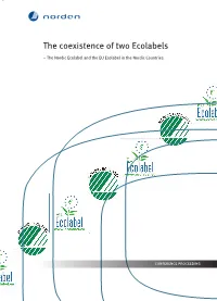 The Coexistence of Two Ecolabels