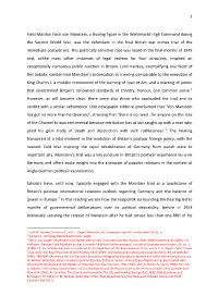 1 Field Marshal Erich Von Manstein, a Leading Figure in The