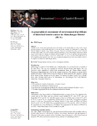 A Geographical Assessment of Environmental Problems Of
