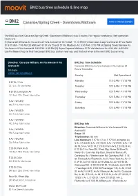 BM2 Bus Time Schedule & Line Route