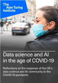 Data Science and AI in the Age of COVID-19
