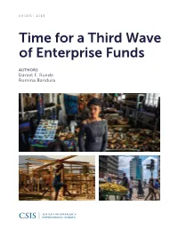 Time for a Third Wave of Enterprise Funds