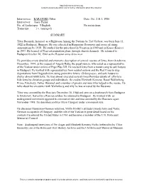 USHMM Finding