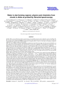 Water in Star-Forming Regions: Physics and Chemistry from Clouds to Disks As Probed by Herschel Spectroscopy E