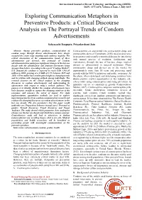 A Critical Discourse Analysis on the Portrayal Trends of Condom Advertisements