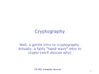 Cryptography