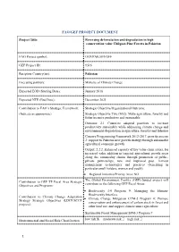 Fao/Gef Project Document
