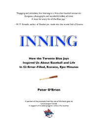 Inning Can Change the World.” “And Did It?” “You Know As Much As I Do.”