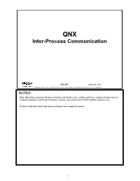 Inter-Process Communication