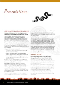 Presentations