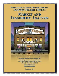 Sampson Theater Market and Feasibility Analysis