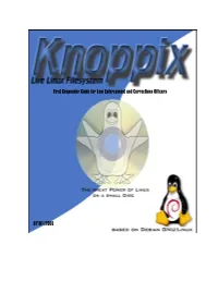 07/01/2003 First Responder Guide for Law Enforcement and Corrections