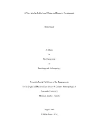 A View Into the Sahtu: Land Claims and Resource Development Miles
