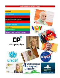 Compendium- March, 2016