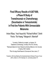 Final Efficacy Results of A3671009