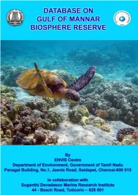 Gulf of Mannar Database