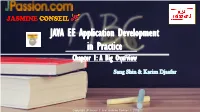 JAVA EE Application Development in Practice Chapter 1: a Big Overview