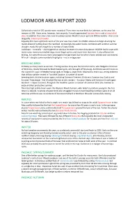 Lodmoor Area Report 2020