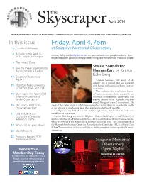 Newsletter Archive the Skyscraper April 2014