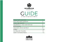 Or How to Survive in Berlin
