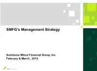 SMFG's Management Strategy