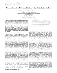 Timeout Control in Distributed Systems Using Perturbation Analysis