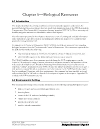 Biological Resources