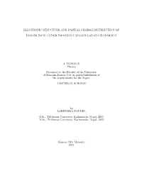 Electronic Structure and Partial Charge Distribution of Doxorubicin Under Different Molecular Environments