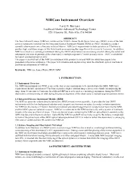 Nircam Instrument Overview