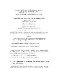 Equivalence Between Semimartingales and Itô Processes
