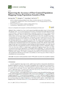Improving the Accuracy of Fine-Grained Population Mapping Using Population-Sensitive Pois